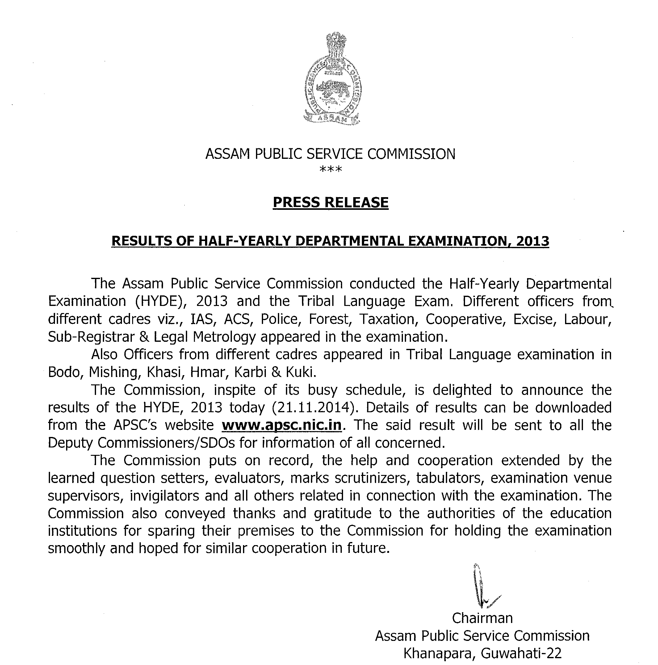 Assam Public Service Commission